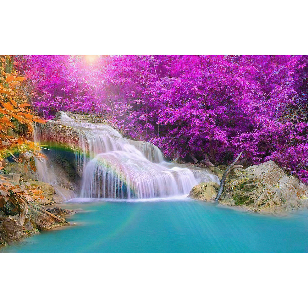 

Waterfall - Round Drill Diamond Painting - 60*40CM (Big Size), 501 Original
