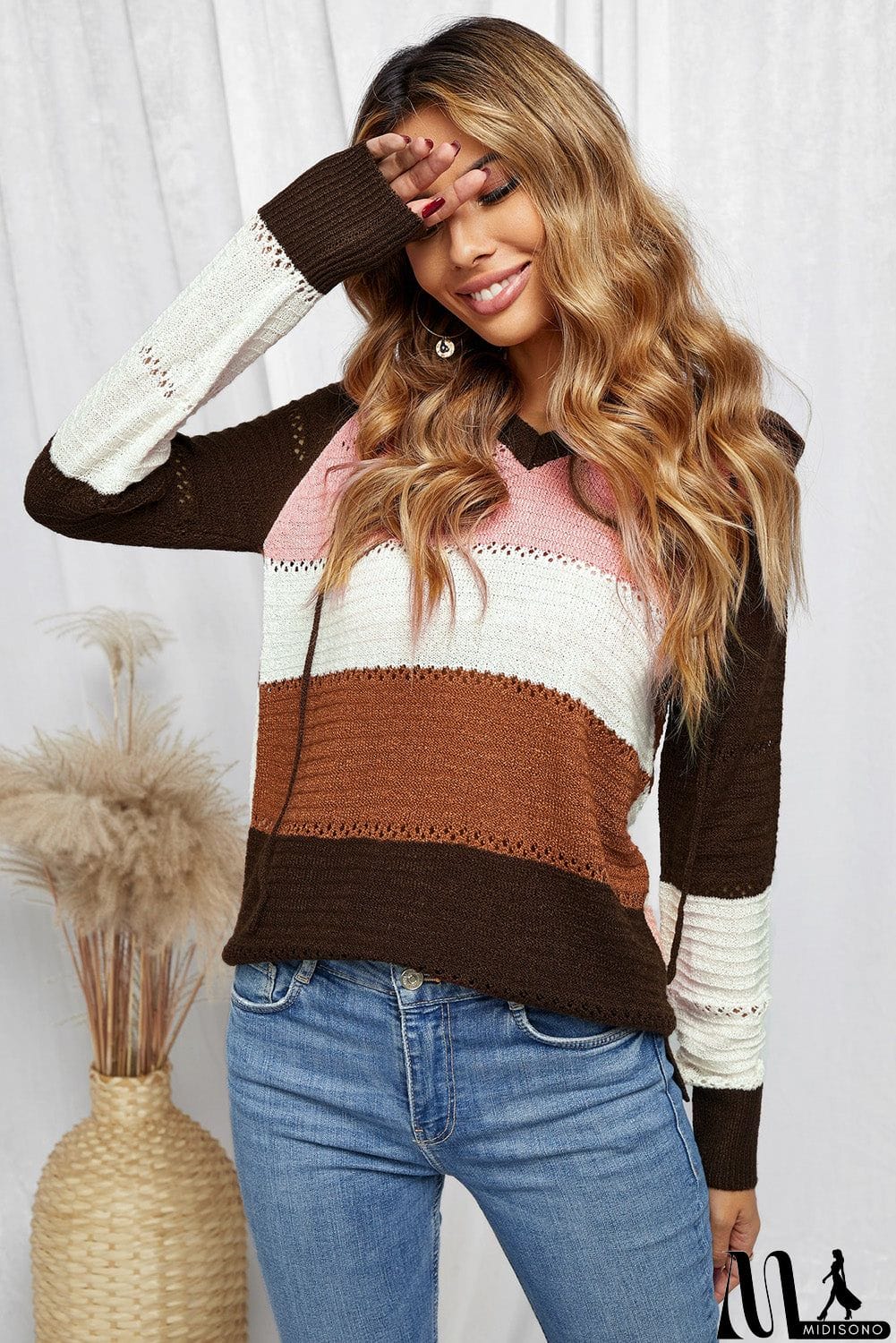 MidiSono - Classic Beach Bonfire Knitted Hoodie