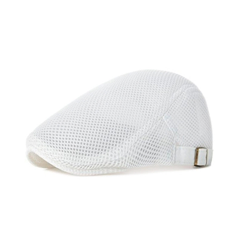 Unisex Minimalist Solid Color Flat Eaves Beret Hat