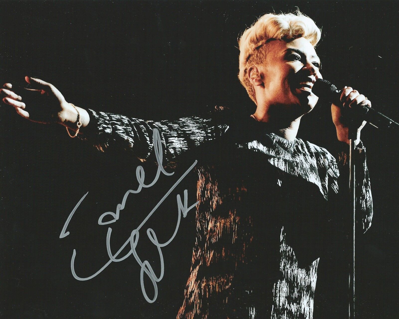 **GFA Next to Me *EMELI SANDE* Signed 8x10 Photo Poster painting E2 COA**