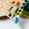 88-Hole Embroidery Floss Organizer Plastic Cross Stitch Thread Storage Tool