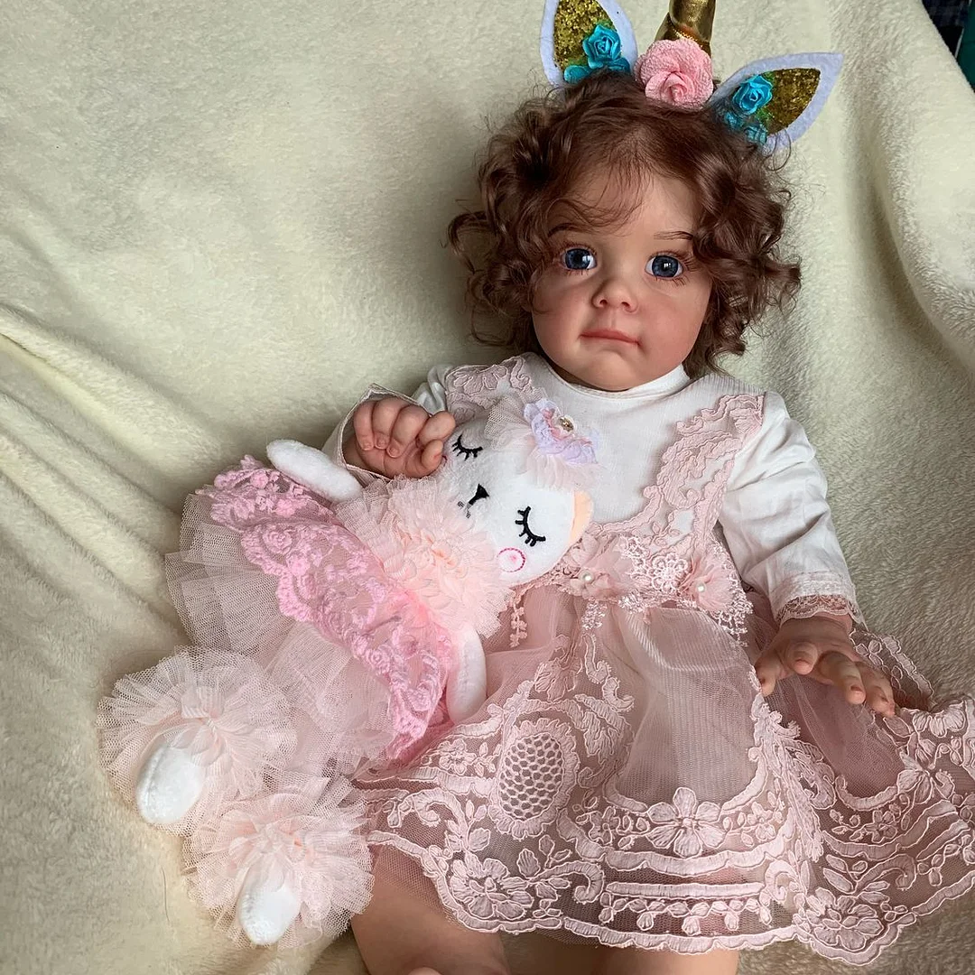 [Heartbeat Dolls]15'' Realistic And Lifelike Reborn Baby Cute Girl Doll Lillian Gift