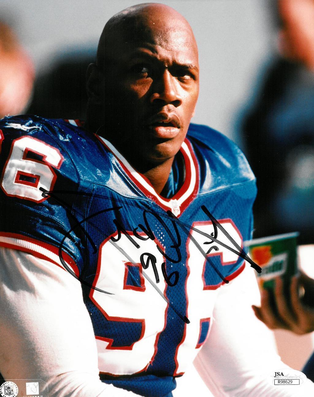 Jamal Duff Signed NY Giants Authentic Autographed 8x10 Photo Poster painting JSA #R98629