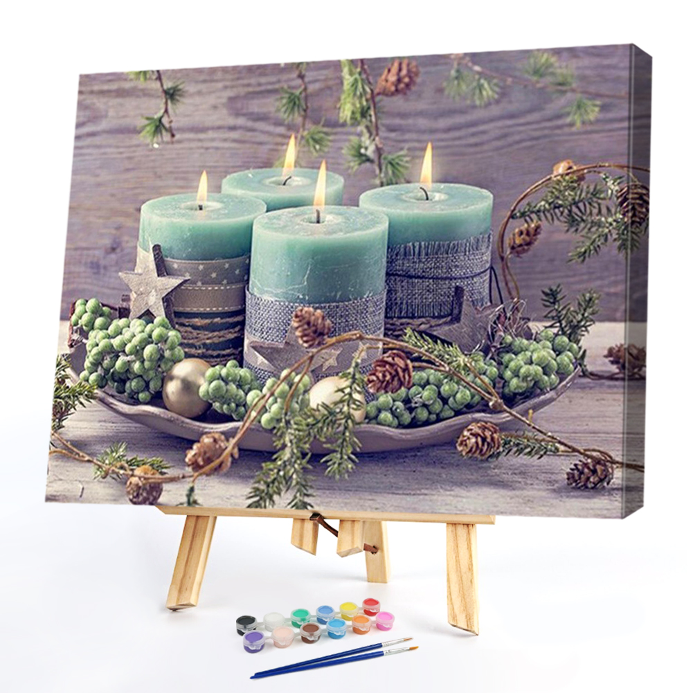 

50*40CM - Paint By Numbers - Candle, 501 Original