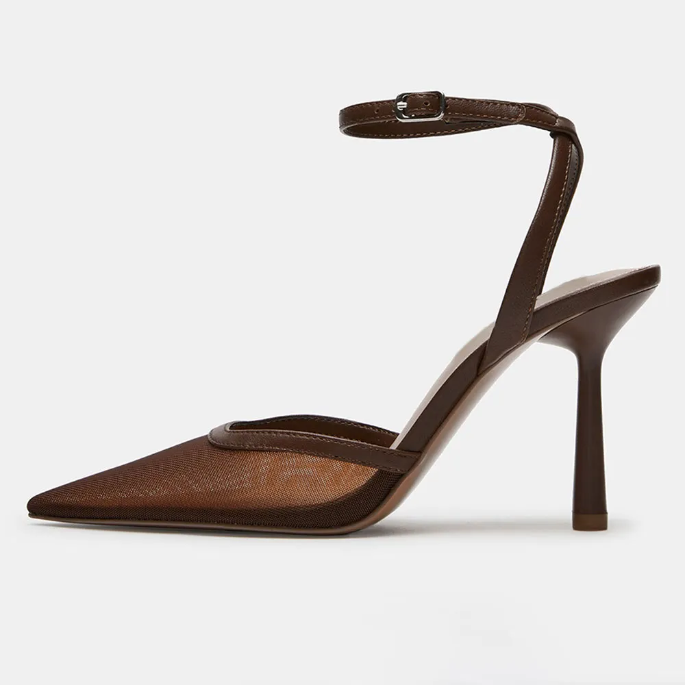 Ankle Strap Buckles Stiletto&Sandals