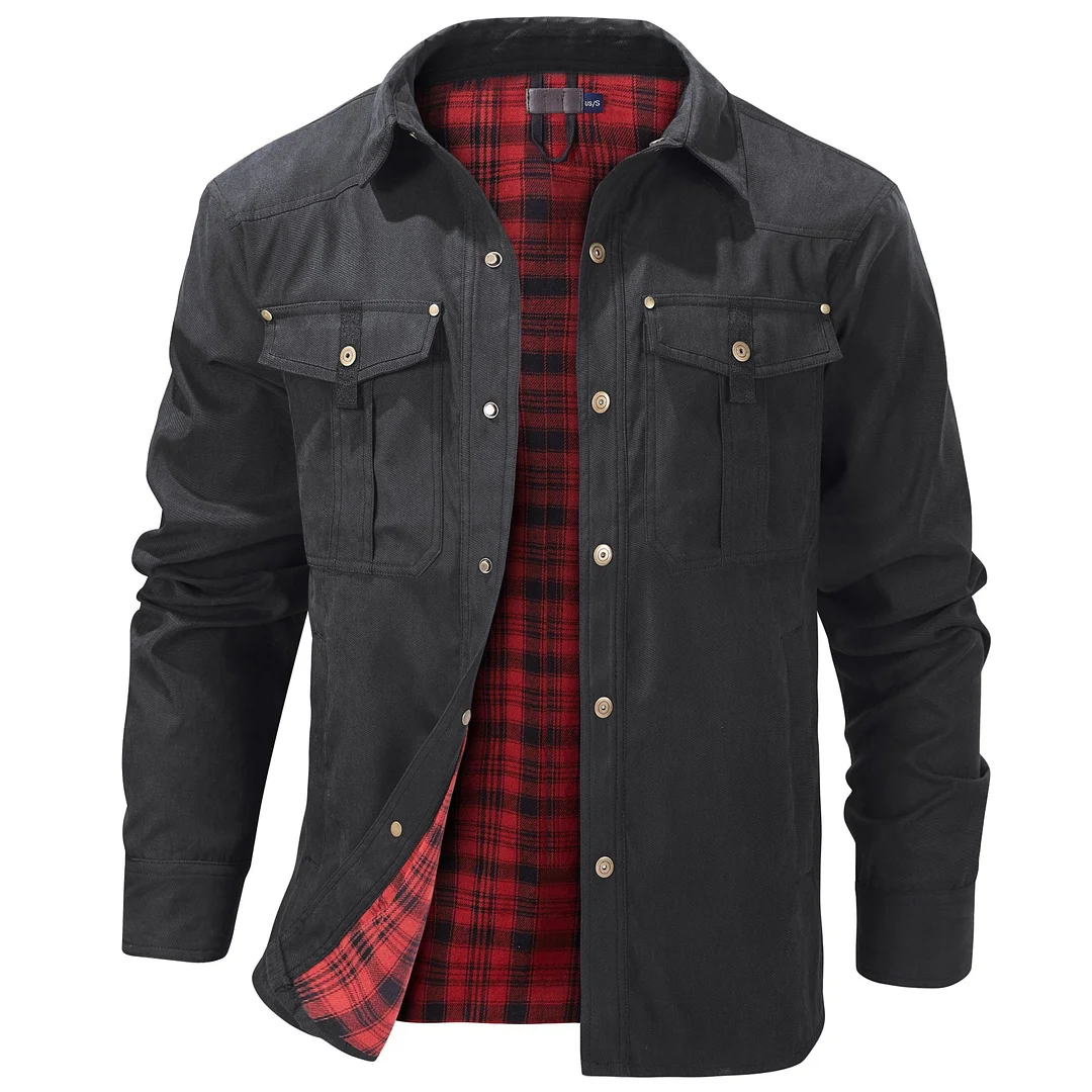 Flannel-Lined Jacket (6 Designs)