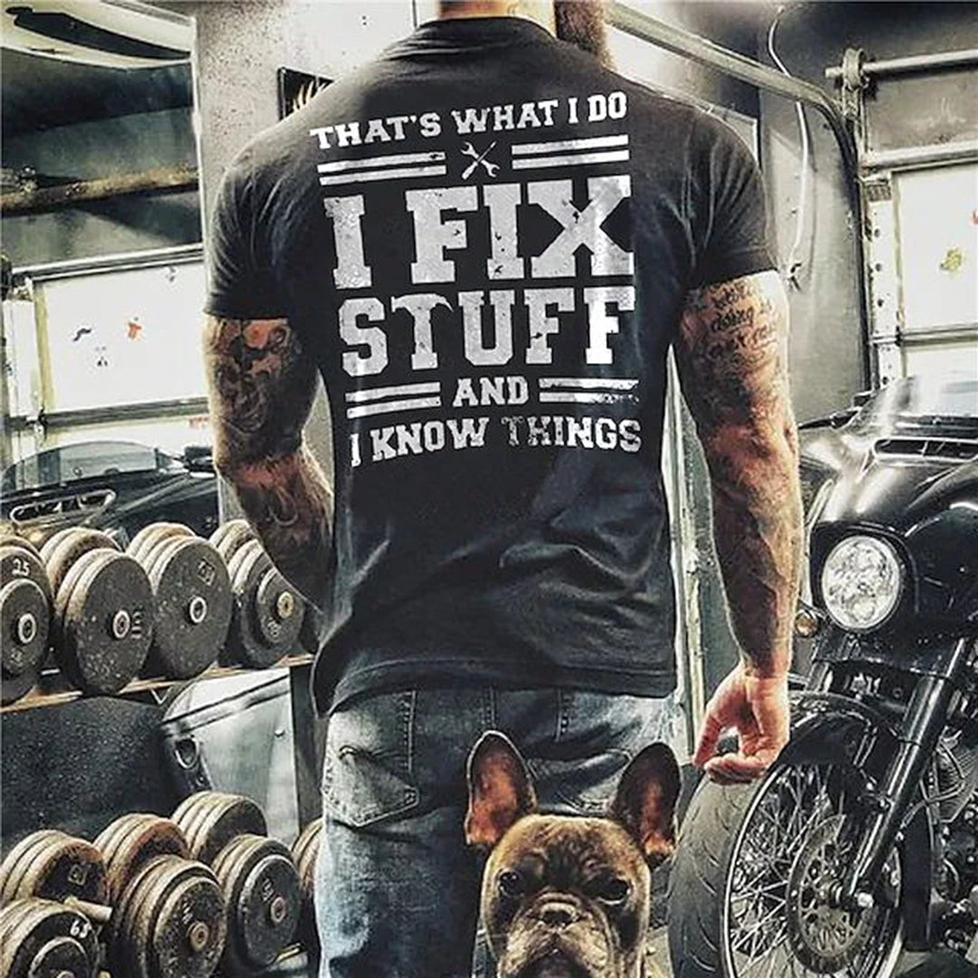 THAT'S WHAT I DO Print Men's Short Sleeve T-Shirt