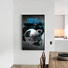 5D DIY Full Round Drill Diamond Painting Carolina Panthers Home Decor (sz3527)