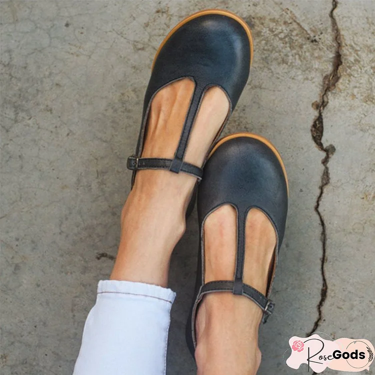 Pi Clue Summer Daily Leather Sandals