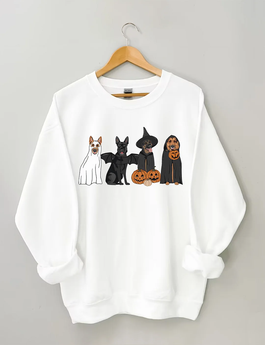 German Shepherd Halloween Sweatshirt