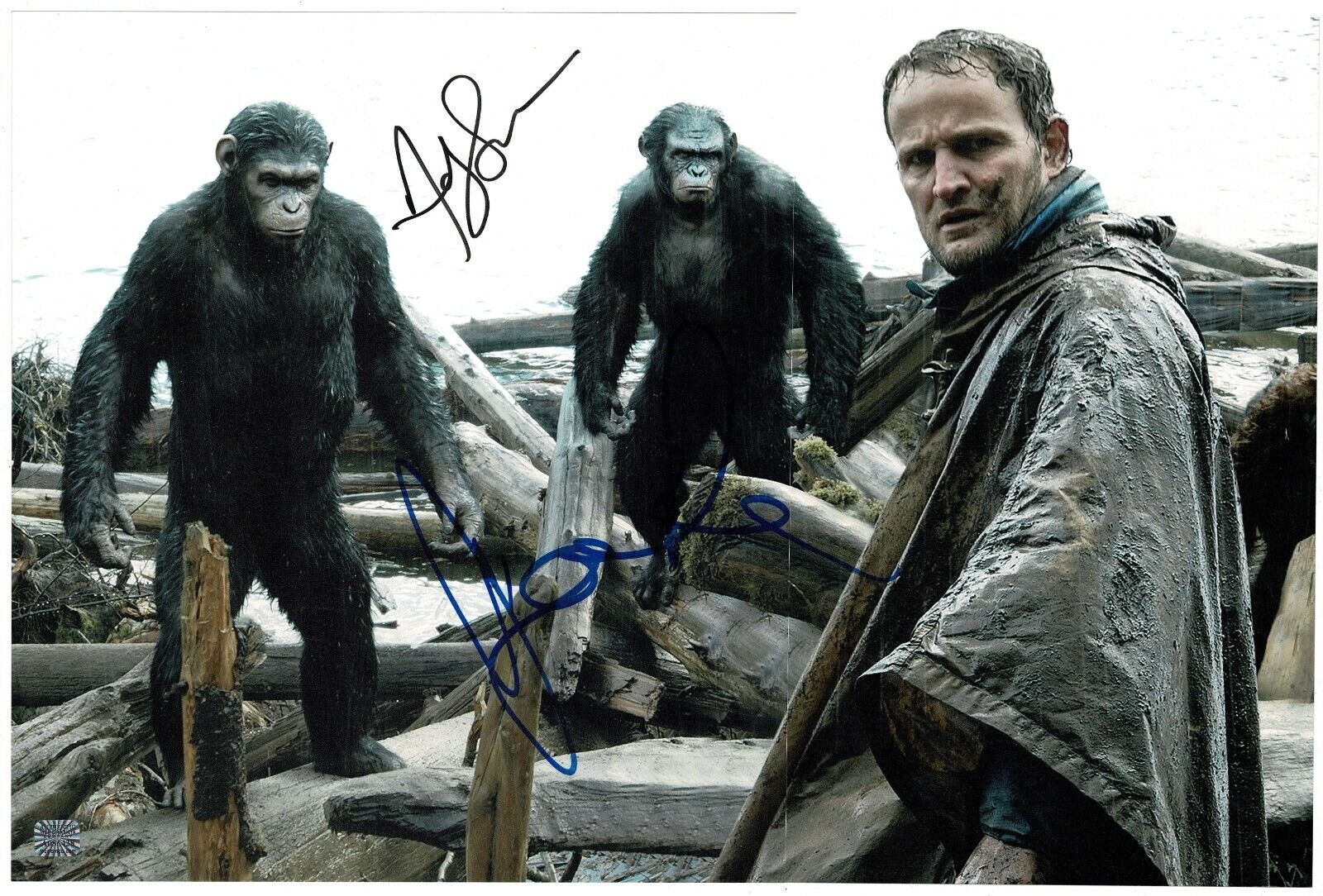 Andy Serkis & Jason Clarke signed autographed 11x14 Photo Poster painting! AMCo! 12063