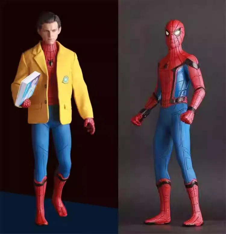 Dongguan Stytle - Avengers Crazy Toys 12-inch Suit Spider-Man Double-Headed Sculpture Boxed Figure -