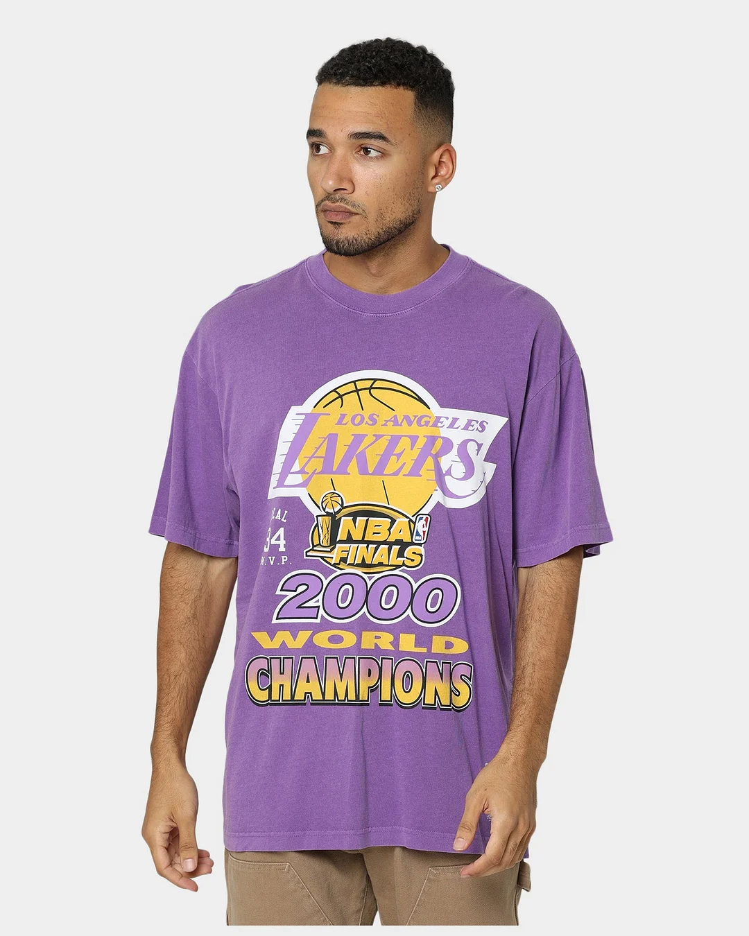 Mitchell & Ness Los Angeles Lakers T-Shirt Faded Black