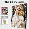 Framed Diamond Painting - Special Shaped - Our Lady (30x40cm)