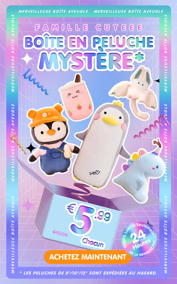 Mewaii® Famille Cuteee Peluches Mystères -1Pc