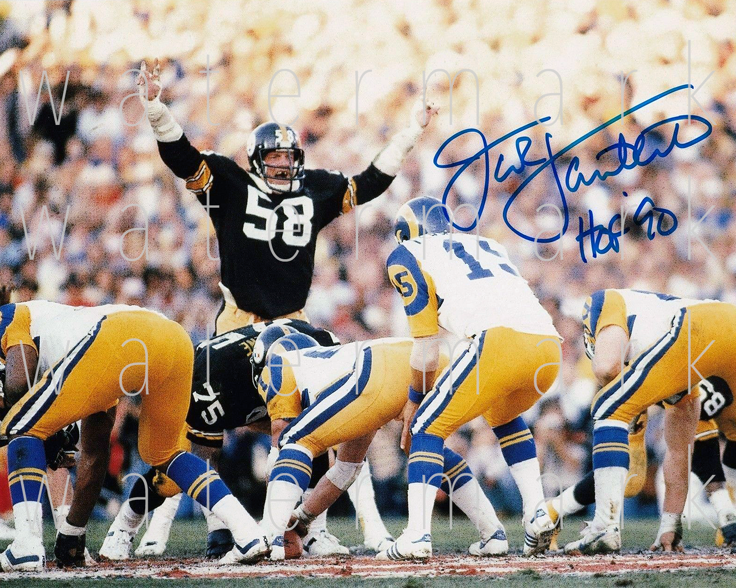 Jack Lambert Steelers signed 8X10 Photo Poster painting picture poster autograph RP