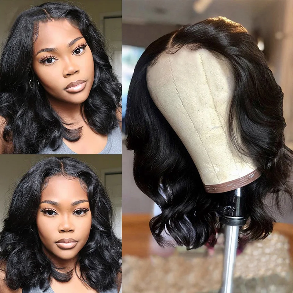 Jewtribute Hair®|Short Wave Bob Wig Side Part Wig