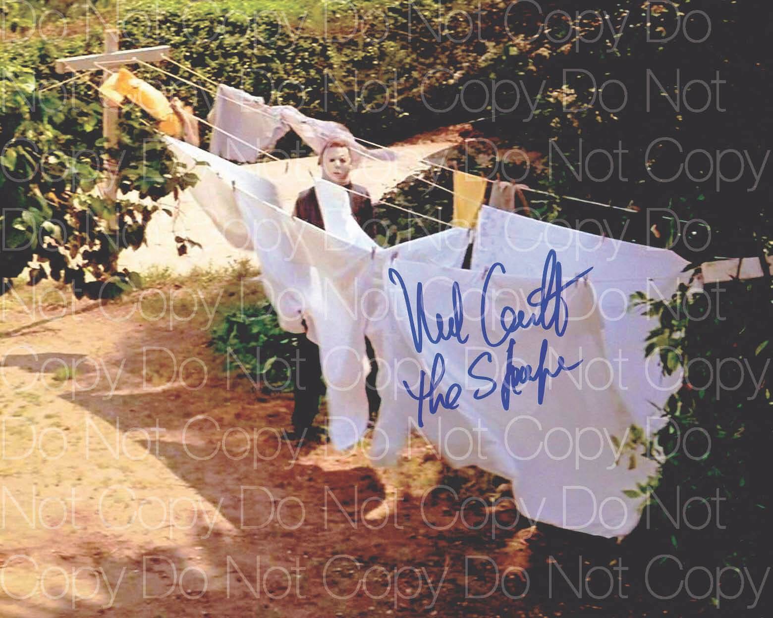 Halloween signed Nick Castle Myers 8X10 inch print Photo Poster painting picture autograph RP