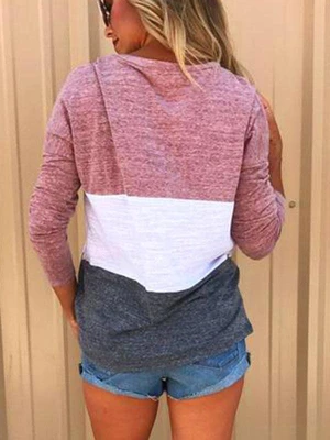 Multicolor Stitching T-shirt