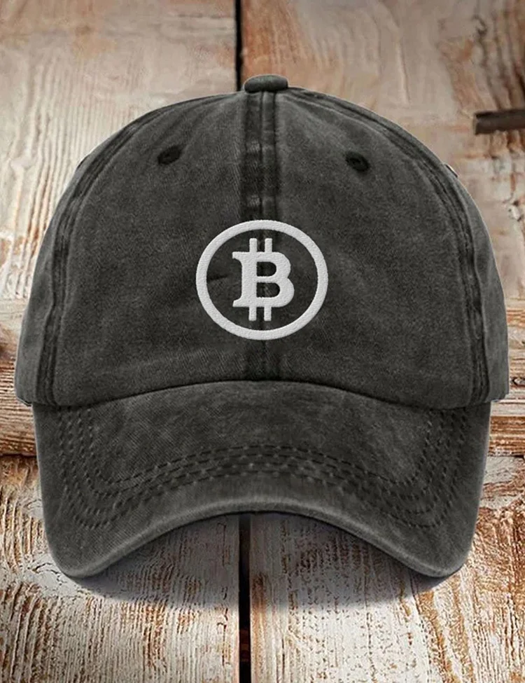 Embroidered Bitcoin Hat