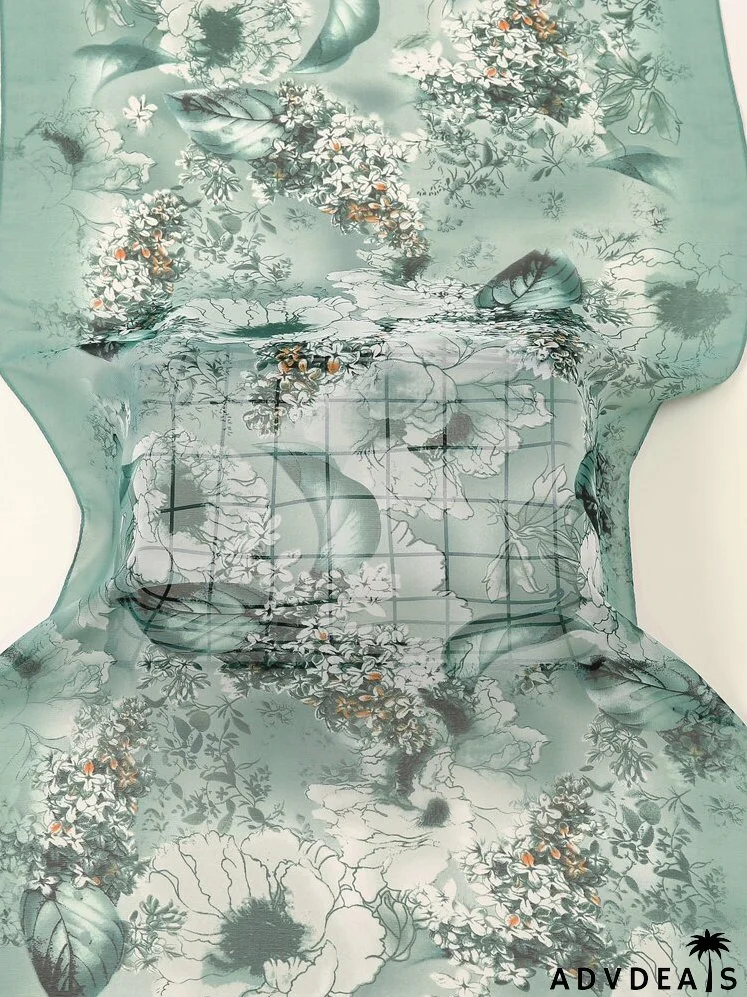 Flower Pattern Scarf