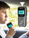 Digital Alcohol Breath Tester Backlight LCD Drunk Driving Analyzer for Personal