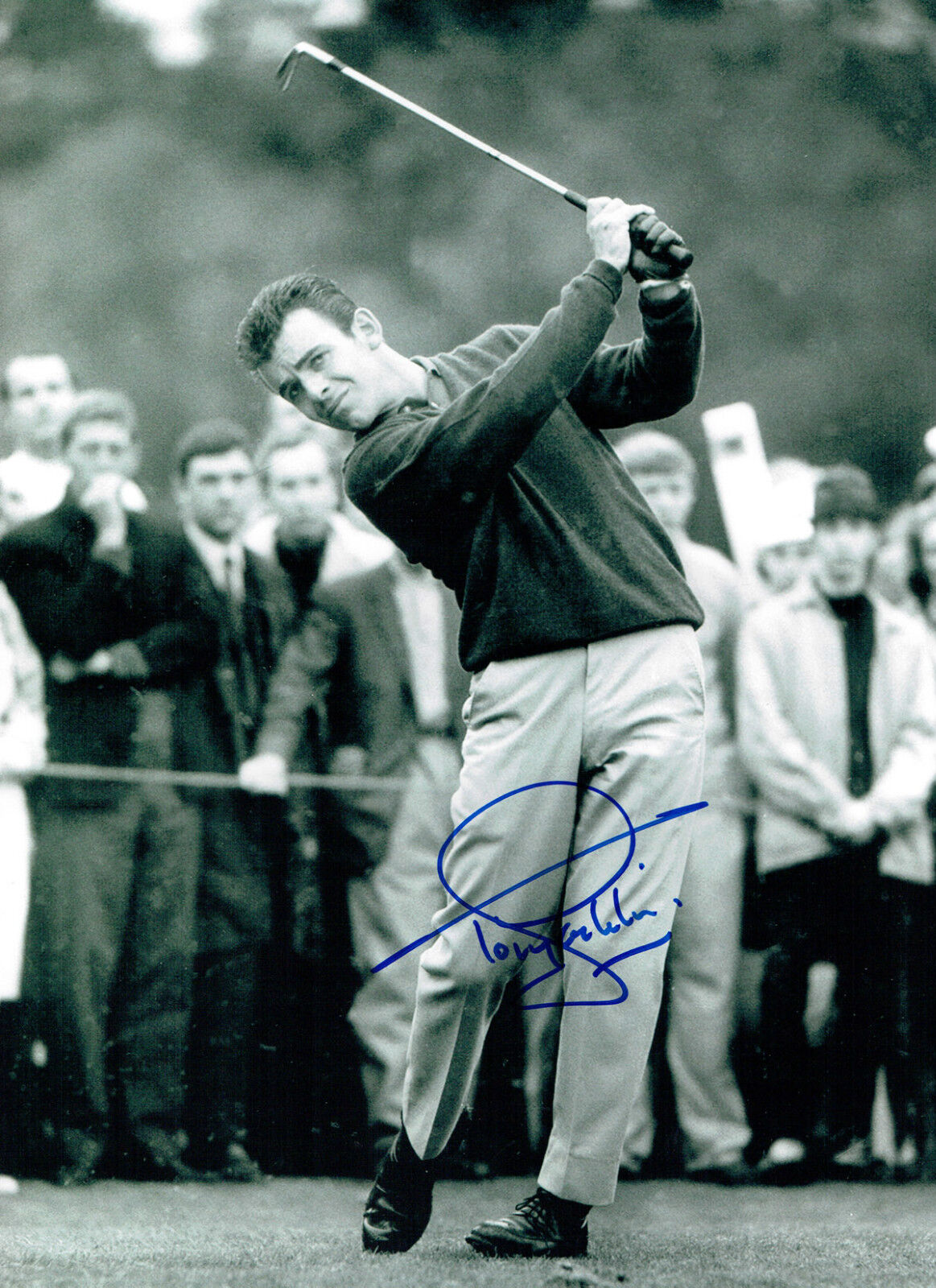 Tony JACKLIN Signed Autograph 16x12 Major & The Open GOLF Winner Photo Poster painting AFTAL COA