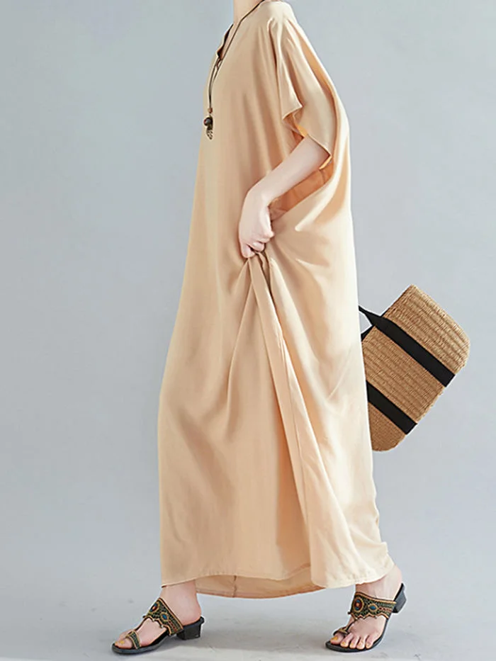 Summer New Ethnic Style Large Size Women's Casual Dress