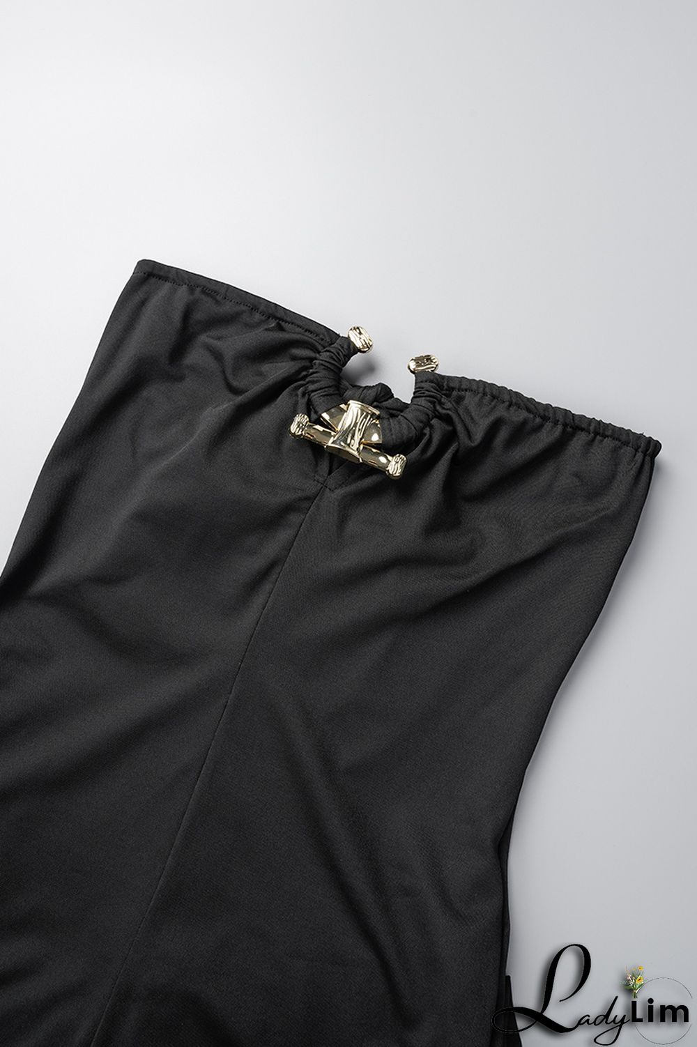 Red Sexy Casual Solid Backless Strapless Regular Jumpsuits