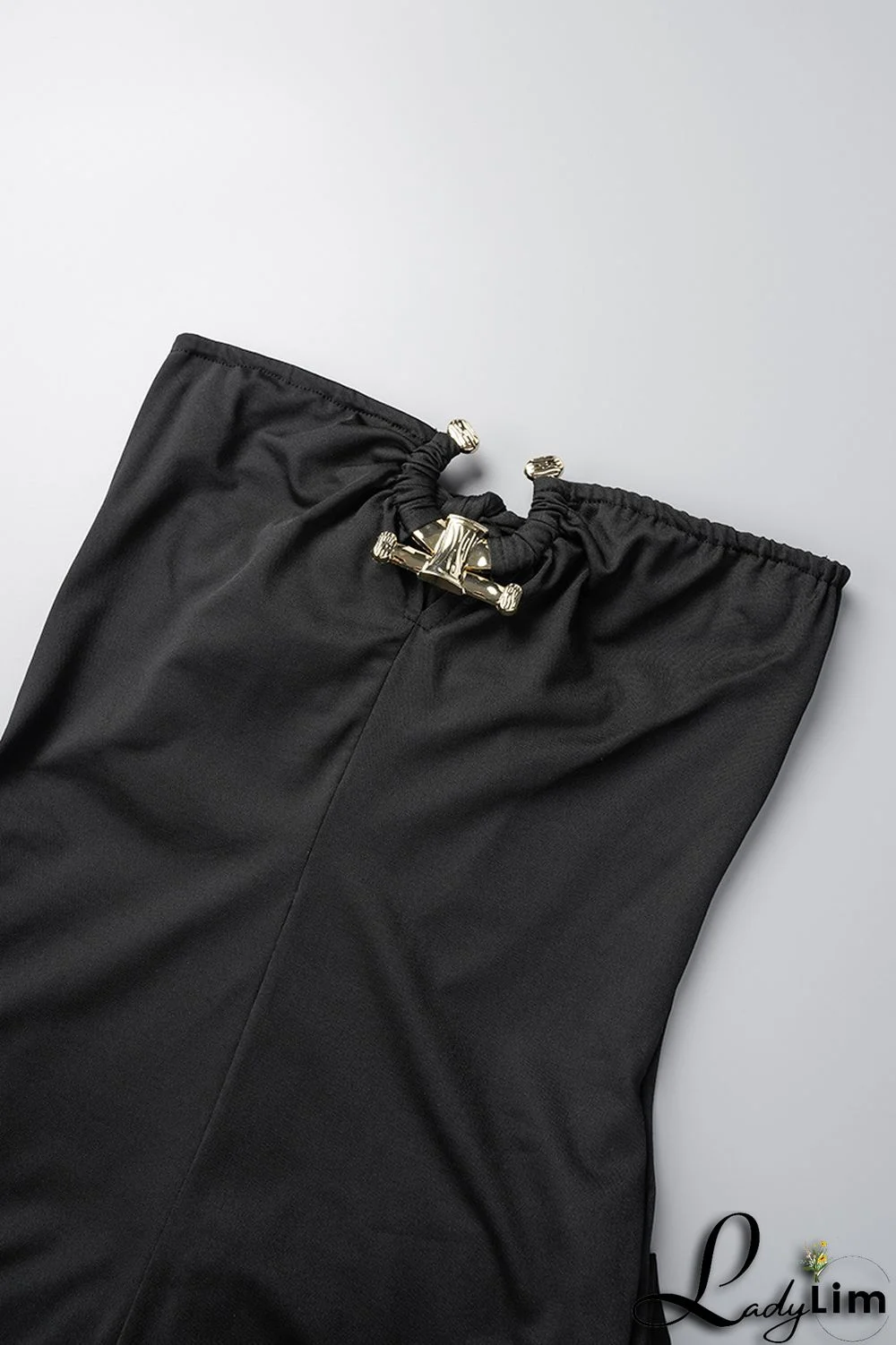 Red Sexy Casual Solid Backless Strapless Regular Jumpsuits