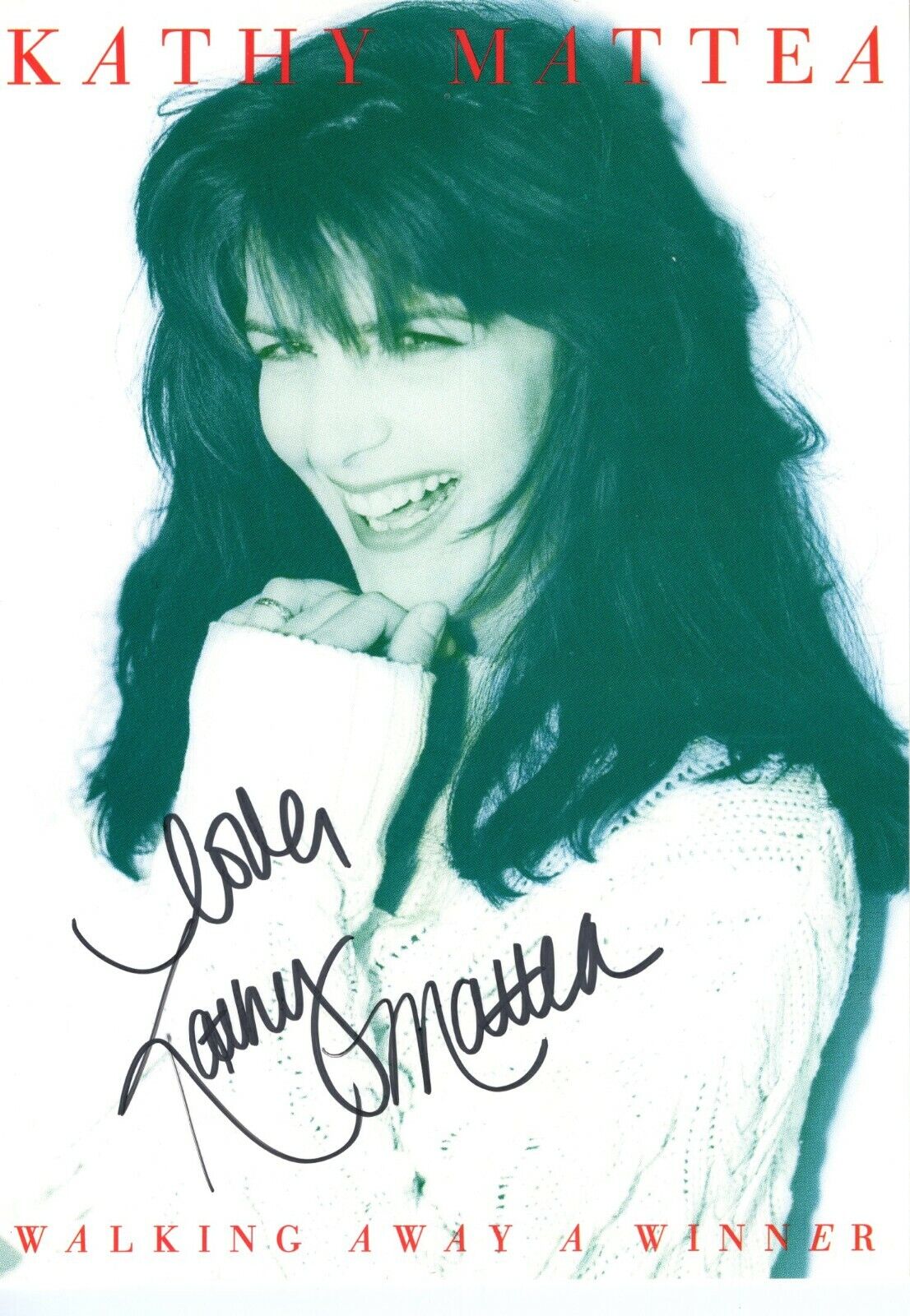 Kathy Mattea Country Singer Hand Signed Autograph 5x7 Photo Poster painting