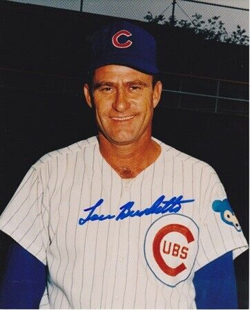 Lew Burdette Signed - Autographed Chicago Cubs 8x10 inch Photo Poster painting - Deceased