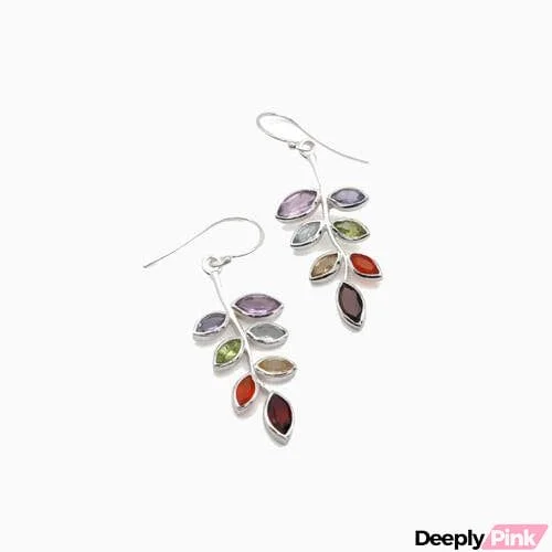 Leaf Shape Alloy Earrings