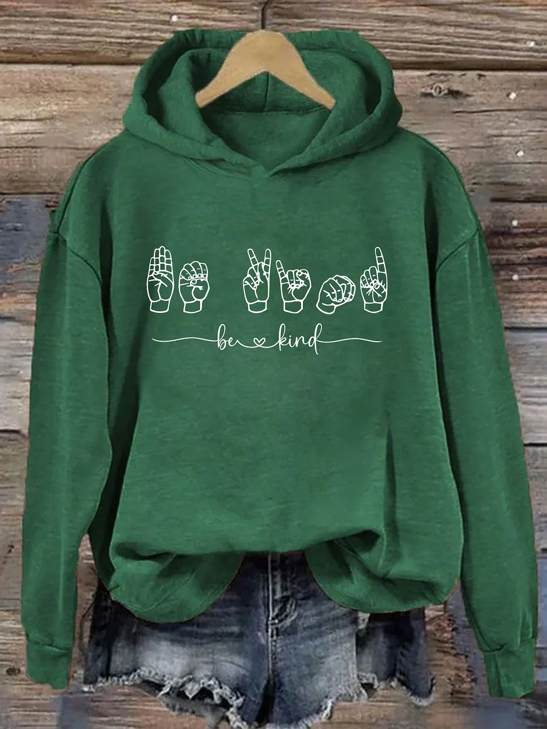 Be Kind ASL Hoodie