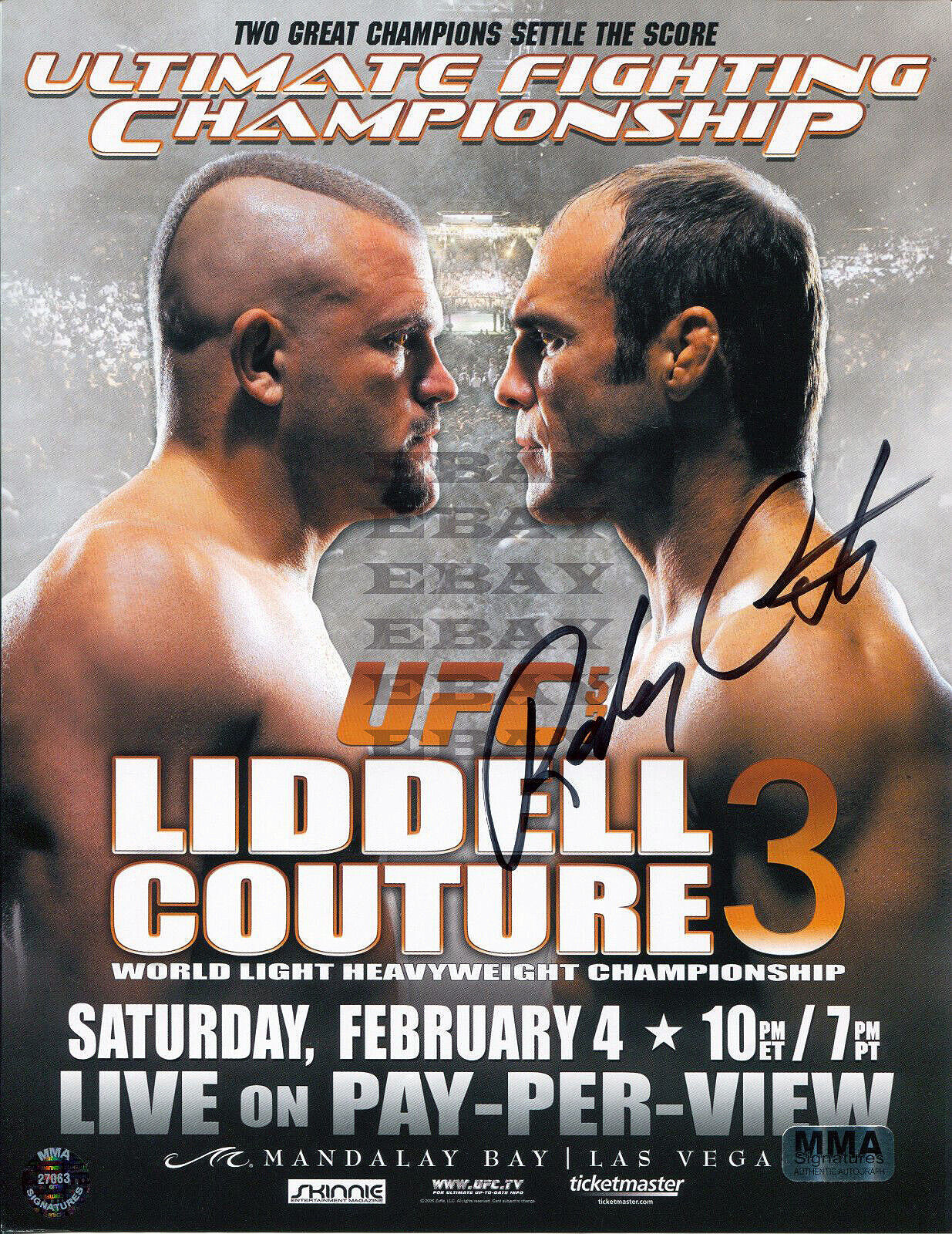 Randy Couture UFC Autographed Signed 8x10 Photo Poster painting Reprint