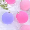 12PCS Christmas's Tree 6CM Velvet Decor Hanging Balls Set