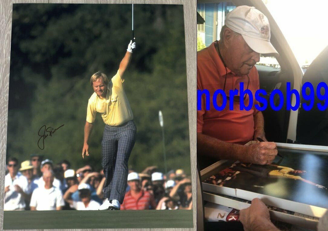 JACK NICKLAUS SIGNED AUTOGRAPH 1986 MASTERS 16x20 Photo Poster painting D w/EXACT PROOF & COA