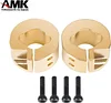 AMK 4Pcs TRX4M Brass Weight Heavy Duty Rear Axle Counterweight for 1/18 RC Crawler LCG Upgrades (4Pcs)
