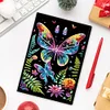 (US Local)50-Page A5 Butterfly Diamond Painting Diary NoteBook Holiday Birthday Gift