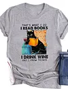 Women's T-Shirt That's What I Do I Read Books Tee