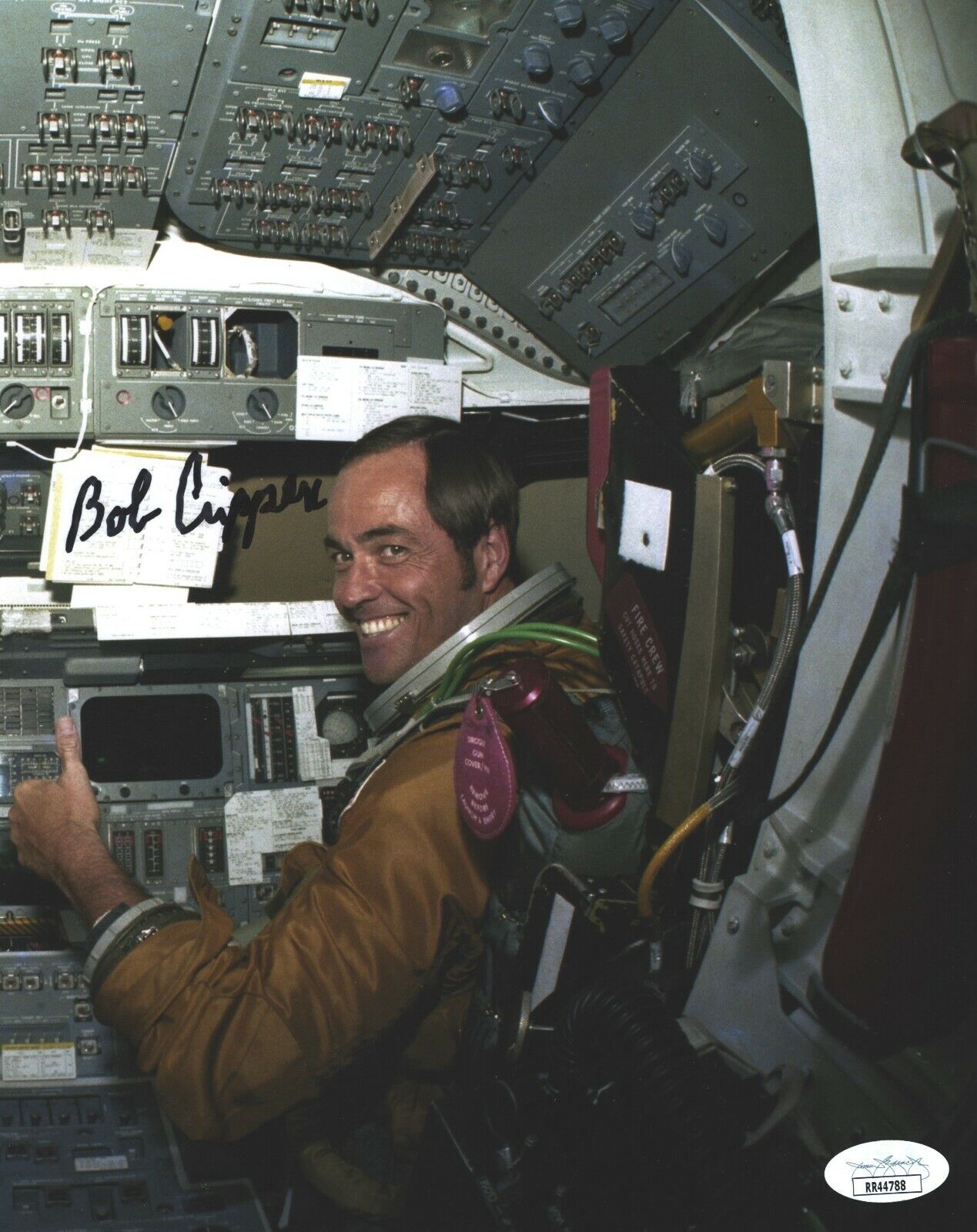 Robert Bob Crippen REAL hand SIGNED Photo Poster painting #1 JSA COA Autographed NASA Astronaut