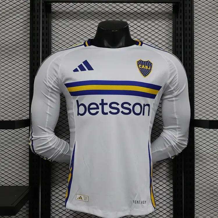 24-25 Player Edition Boca Juniors Away Long Sleeve Football Jersey