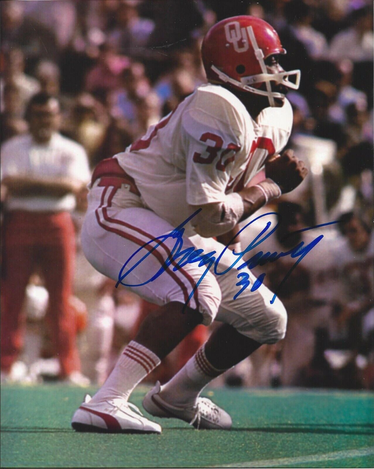 Greg Pruitt Autographed 8x10 Oklahoma Sooners#3