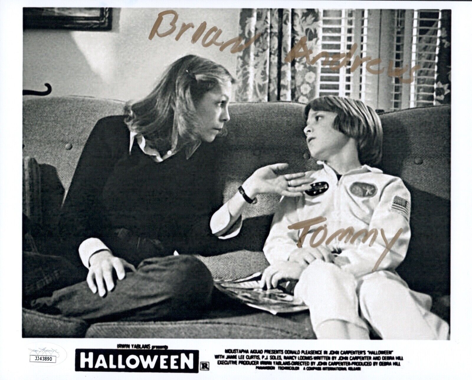 BRIAN ANDREWS Signed HALLOWEEN 8x10 Photo Poster painting IN PERSON Autograph JSA COA Cert