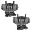 TRQ Rear Wheel Hub Bearings Assembly Set Compatible with 2007-2013 Suzuki SX4