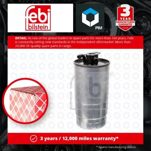 Dronehint Fuel Filter fits RANGE ROVER Mk3 L322 3.0D 02 to 12 WFL000070 Febi Quality New Parts