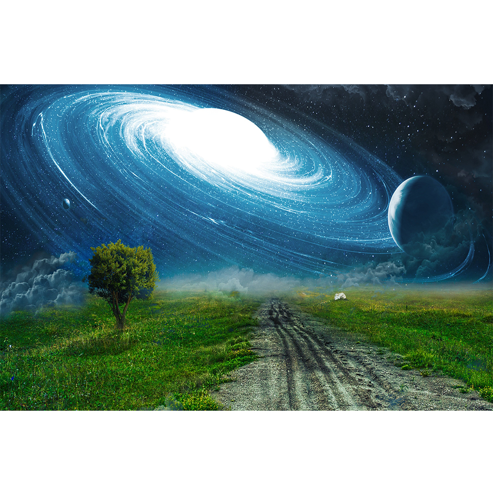 

40*30CM - Round Drill Diamond Painting - Planet, 501 Original