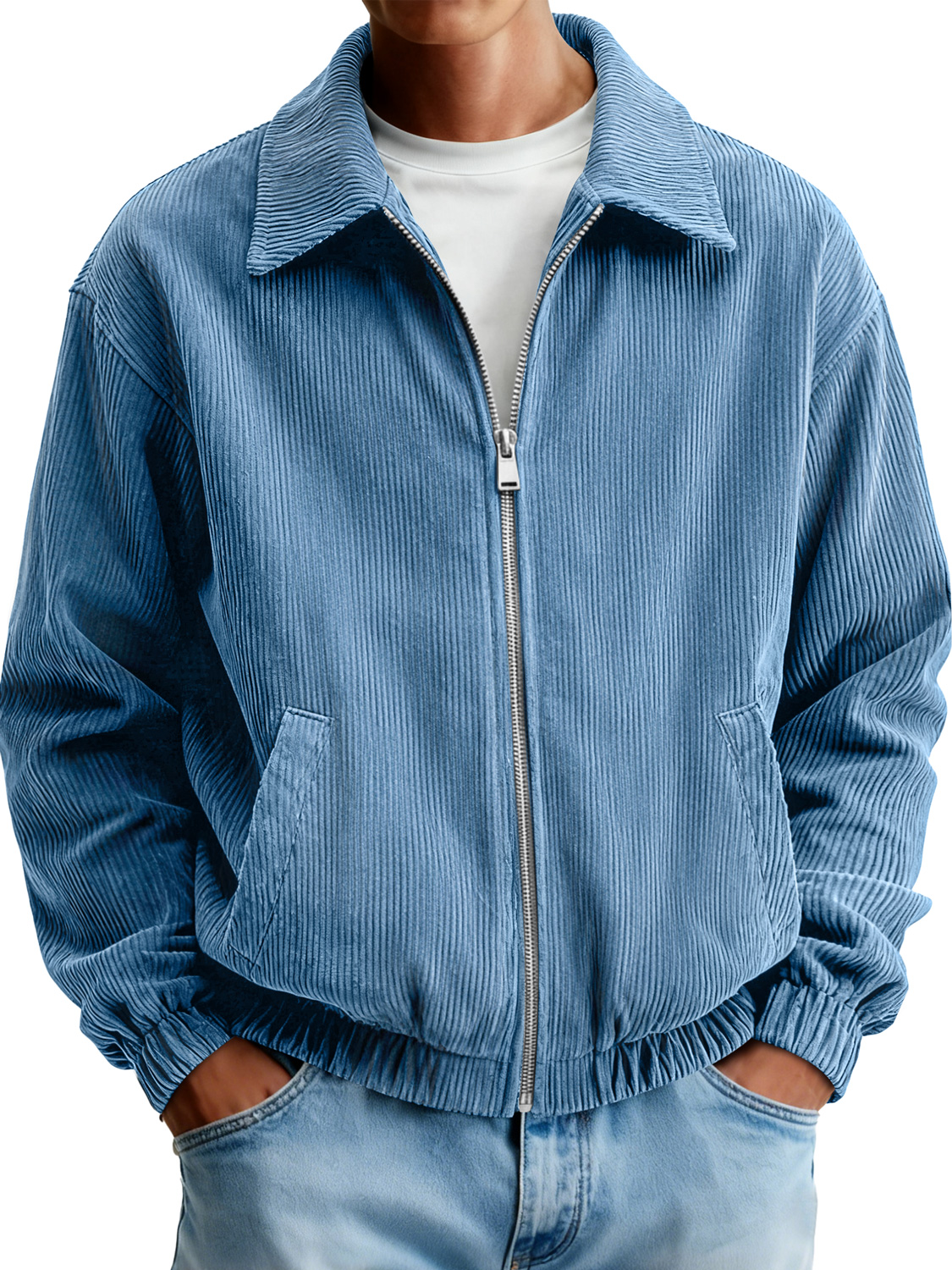 Casual Lapel Zip Jacket