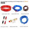 1500W Audio Speakers Wiring Kit 18GA Subwoofer Speaker Line for Car Modification