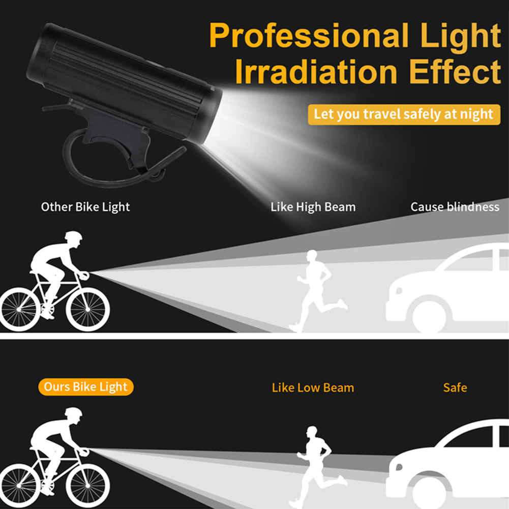 

WEST BIKING USB Bicycle Cycling Flashlight Mountain Bike Night Riding Lamp, #01, 501 Original